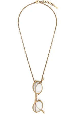 Moschino Glasses-pendant necklace