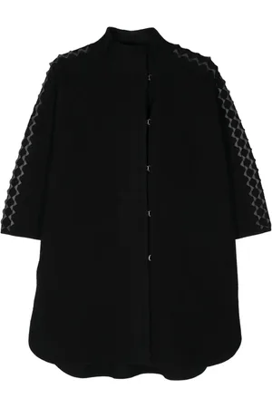 Emporio Armani Geometric-appliqué cape