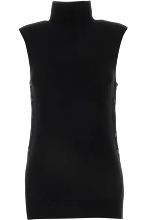 Giorgio Armani Mock-neck wool top