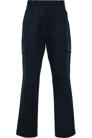 Moncler Logo-patch straight-leg trousers
