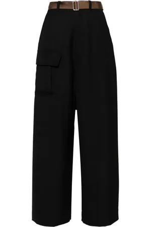 Plan C Belted cargo trousers