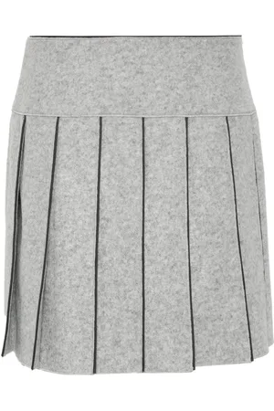 Iceberg Mélange pleated skirt