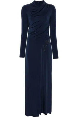Giorgio Armani Floral-appliqué gown