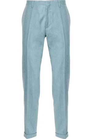 Paul Smith Flannel slim-cut trousers