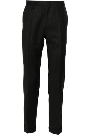 Paul Smith Flannel slim-cut trousers