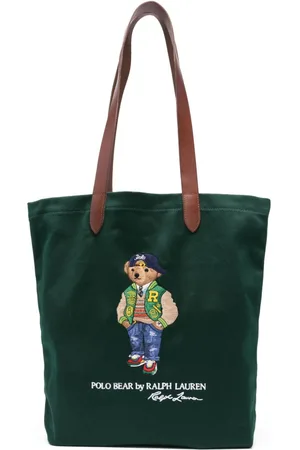 Ralph Lauren Embroidered Polo Bear tote bag