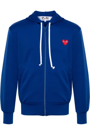 Comme des Garçons Heart-appliqu?? hoodie