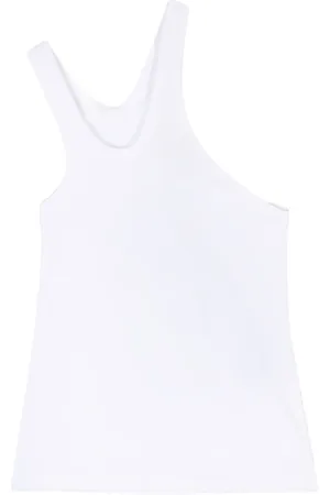 REMAIN One-shoulder jersey tank top