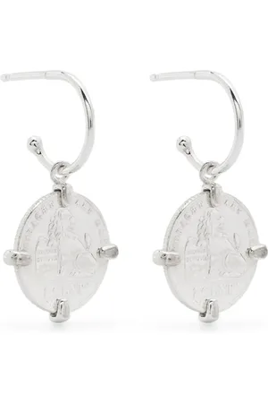 WOUTERS & HENDRIX Coin hoop earrings