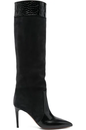 PARIS TEXAS 85mm crocodile effect boots