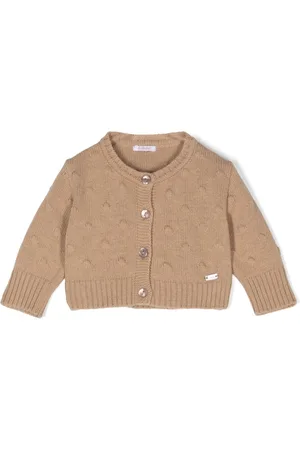 Le Bebé Enfant Logo-plaque cardigan