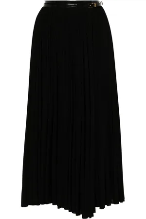 Serafini Pleated midi skirt