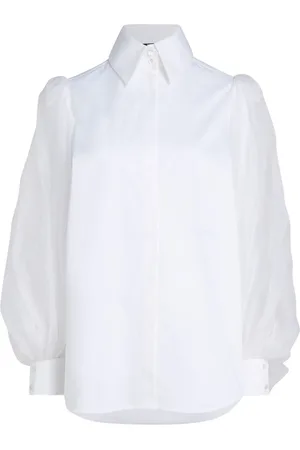 Karl Lagerfeld KL Studio Voluminous cotton-silk shirt