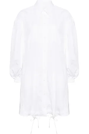 Simone Rocha Button placket trapeze shirt dress