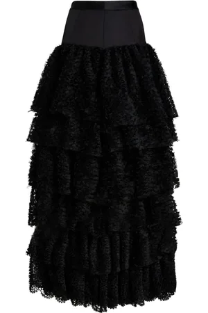 Karl Lagerfeld KL Studio maxi frill skirt