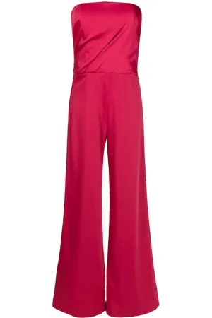 Lethicia Bronstein Crepe bandeau-style jumpsuit