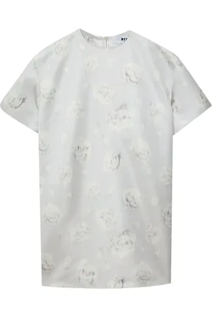 Msgm Floral-print mini dress