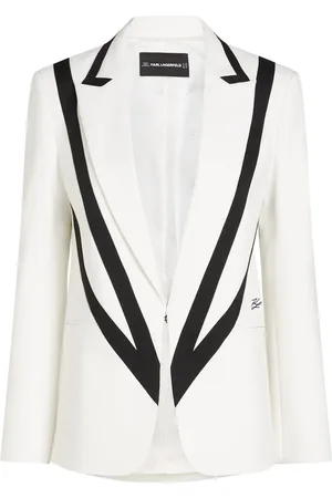 Karl Lagerfeld KL Studio tailored contrast blazer