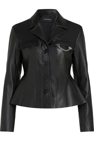 Karl Lagerfeld KL Studio leather blazer