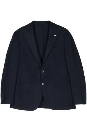 LUIGI BIANCHI MANTOVA Brooch-detailed blazer