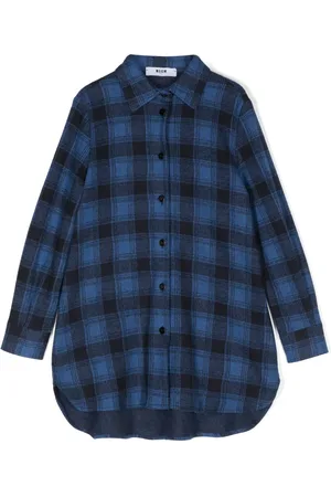 Msgm Checked shirt dres