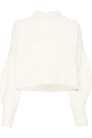 ANDREADAMO Ribbed cropped sweater