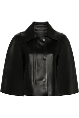 Totême Double leather cape