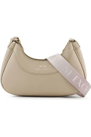 Armani Exchange Embossed-logo shoulder bag