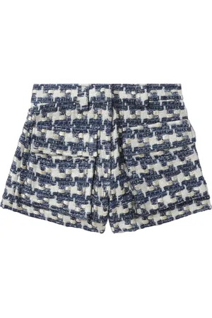 IRO Tyana Lurex Tweed mini shorts