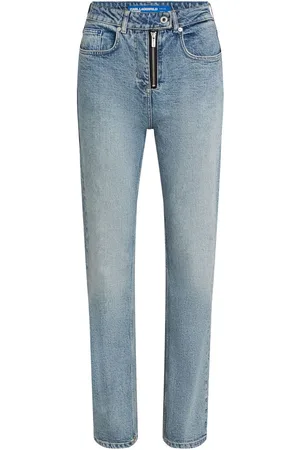 Karl Lagerfeld High-rise straight-leg jeans