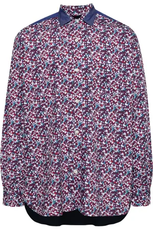JUNYA WATANABE Floral-print cotton shirt