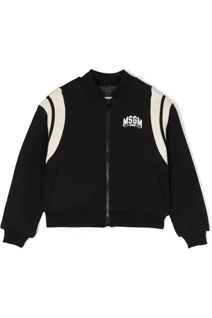 Msgm Logo-print bomber jacket