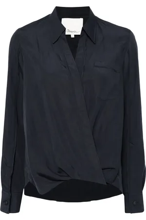 3.1 Phillip Lim Draped crossover shirt
