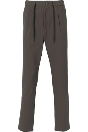 HERNO Plead-detail trousers