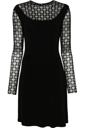 Givenchy 4G flocked midi dress