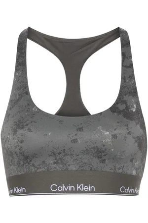 Calvin Klein Logo-waistband sports bra