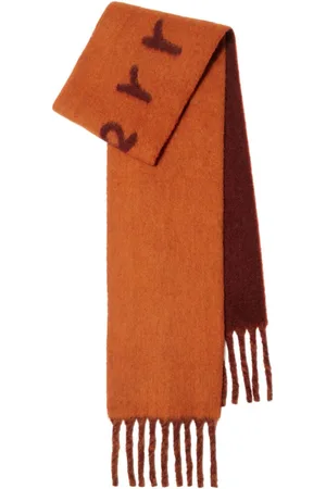 Burberry Reversible fringed scarf