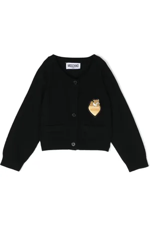 Moschino Logo-patch cardigan