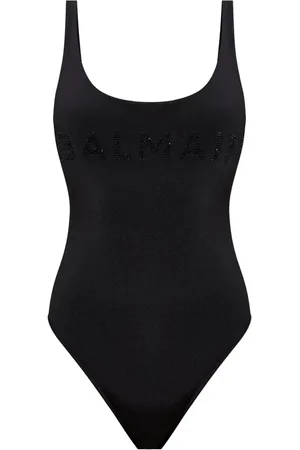 Balmain Logo-embellished swimsuit