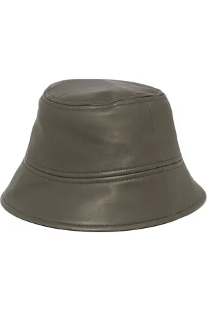 YVES SALOMON Leather bucket hat