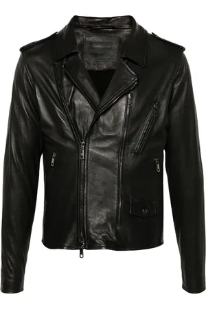 GIORGIO BRATO Leather biker jacket