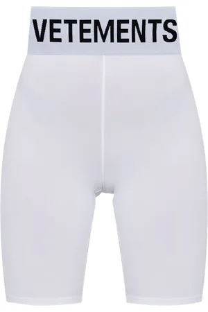 Vetements Logo-waistband shorts