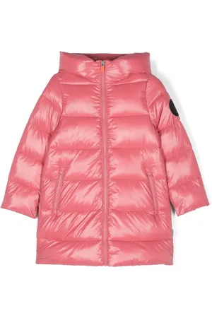 save the duck Logo-patch puffer jacket
