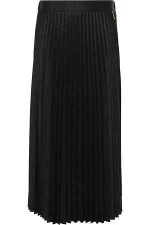 LORENA ANTONIAZZI Plissé midi skirt