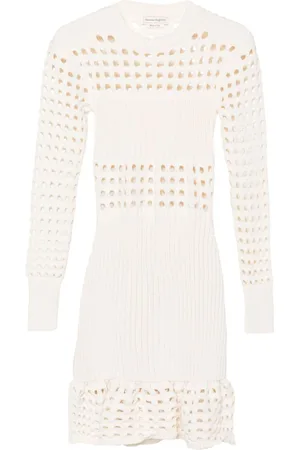 Alexander McQueen Knitted mini dress