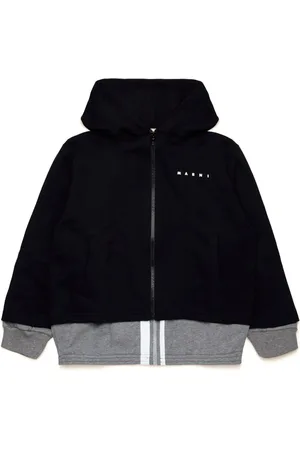 Marni Zip-up cotton hoodie