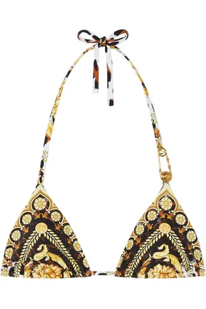 VERSACE Wild Barocco bikini top