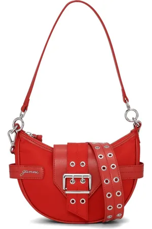 Ganni Recycled nylon crossbody bag