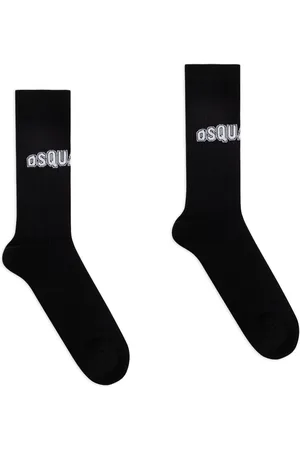 Dsquared2 Intarsia-knit logo socks