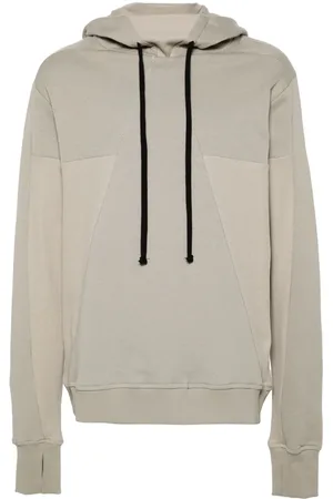 THOM KROM Panelled-design hoodie